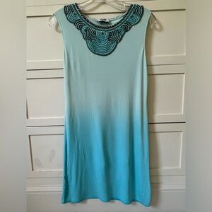 MOSCHINO beaded neckline mini dress size 6